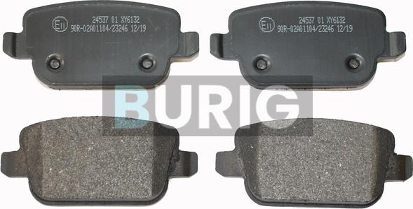 Burig B020015 - Kit de plaquettes de frein, frein à disque cwaw.fr