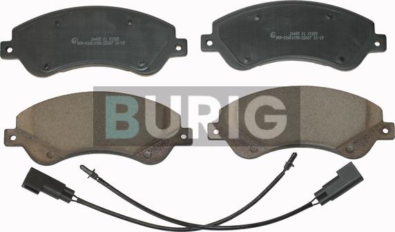 Burig B020034 - Kit de plaquettes de frein, frein à disque cwaw.fr