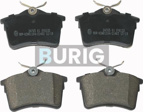 Burig B020031 - Kit de plaquettes de frein, frein à disque cwaw.fr