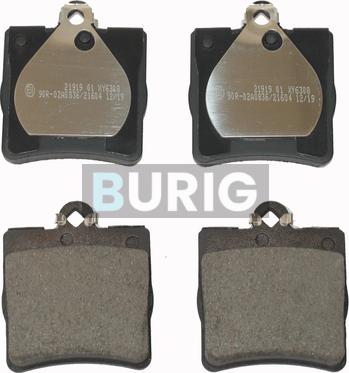 Burig B020158 - Kit de plaquettes de frein, frein à disque cwaw.fr