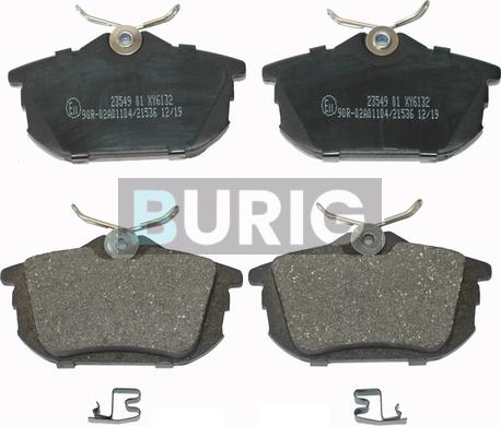 Burig B020184 - Kit de plaquettes de frein, frein à disque cwaw.fr