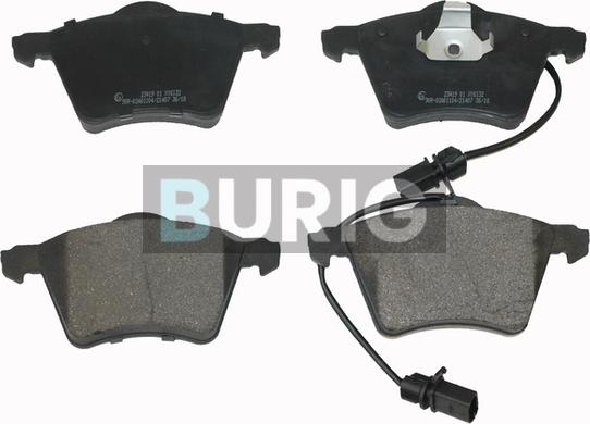 Burig B020133 - Kit de plaquettes de frein, frein à disque cwaw.fr