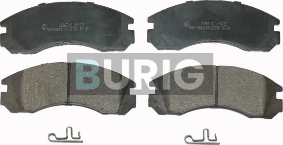 Burig B020179 - Kit de plaquettes de frein, frein à disque cwaw.fr