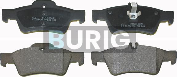 Burig B020175 - Kit de plaquettes de frein, frein à disque cwaw.fr