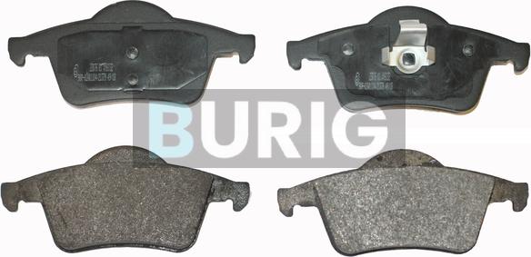 Burig B020178 - Kit de plaquettes de frein, frein à disque cwaw.fr