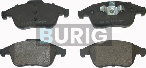 Burig B020399 - Kit de plaquettes de frein, frein à disque cwaw.fr