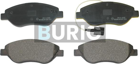 Burig B020394 - Kit de plaquettes de frein, frein à disque cwaw.fr