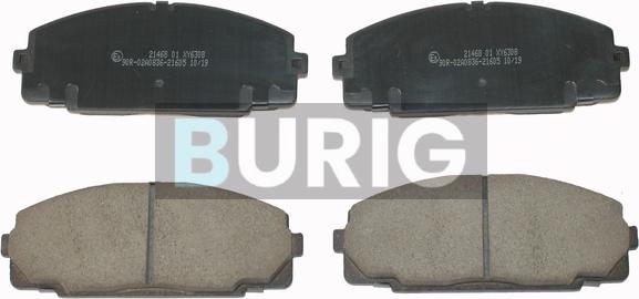 Burig B020300 - Kit de plaquettes de frein, frein à disque cwaw.fr