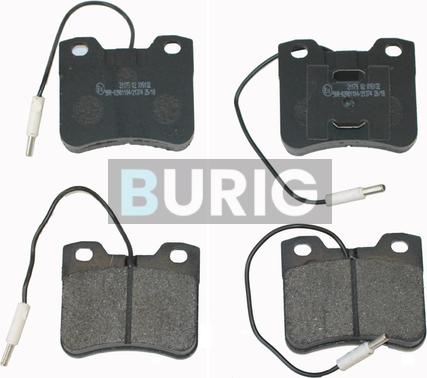 Burig B020383 - Kit de plaquettes de frein, frein à disque cwaw.fr