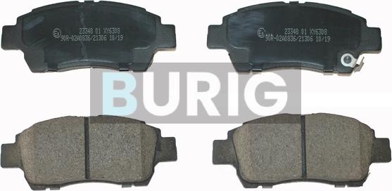 Burig B020325 - Kit de plaquettes de frein, frein à disque cwaw.fr