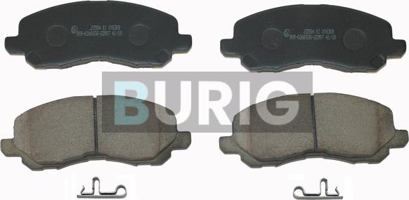 Burig B020328 - Kit de plaquettes de frein, frein à disque cwaw.fr