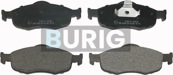 Burig B020285 - Kit de plaquettes de frein, frein à disque cwaw.fr