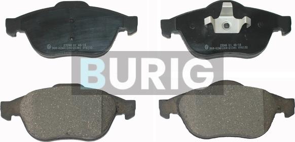 Burig B020237 - Kit de plaquettes de frein, frein à disque cwaw.fr