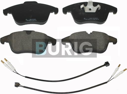 Burig B020271 - Kit de plaquettes de frein, frein à disque cwaw.fr