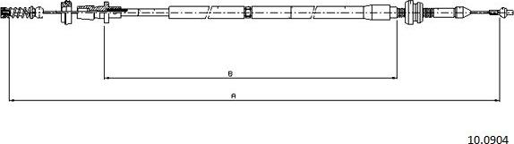 Cabor 10.0904 - Câble d'accélération cwaw.fr