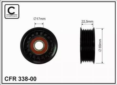 Magneti Marelli 331316171198 - Poulie renvoi / transmission, courroie trapézoïdale à nervures cwaw.fr