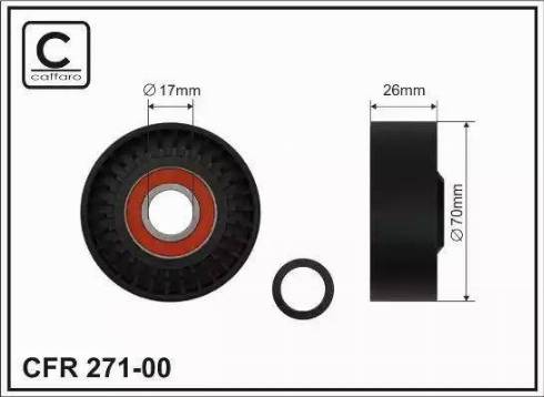 KRAFT AUTOMOTIVE 1220961 - Poulie renvoi / transmission, courroie trapézoïdale à nervures cwaw.fr