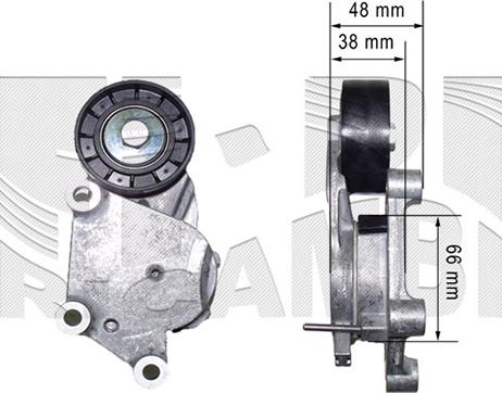 Caliber 88002 - Poulie renvoi / transmission, courroie trapézoïdale à nervures cwaw.fr