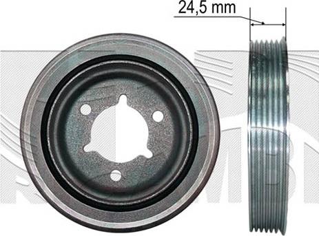 Caliber 87353 - Poulie, vilebrequin cwaw.fr