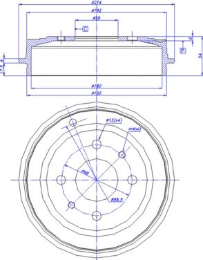 CAR 433.062 - Tambour de frein cwaw.fr