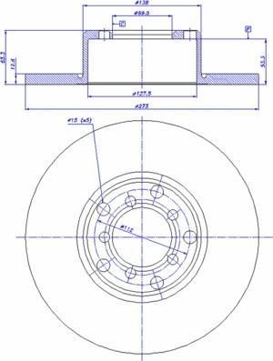 ATE 413112 - Disque de frein cwaw.fr