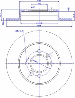 CAR 142.563 - Disque de frein cwaw.fr