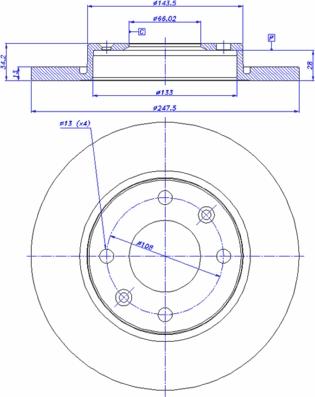 CAR 142.534 - Disque de frein cwaw.fr