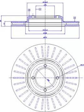 DJ Parts BD1862 - Disque de frein cwaw.fr