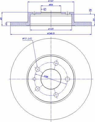 CAR 142.011 - Disque de frein cwaw.fr