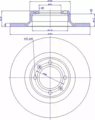 Delphi BG2177 - Disque de frein cwaw.fr