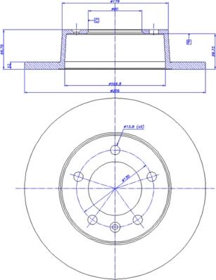 BENDIX 522005 - Disque de frein cwaw.fr