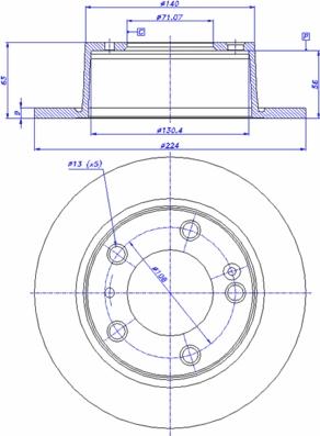 Delphi BG2461 - Disque de frein cwaw.fr