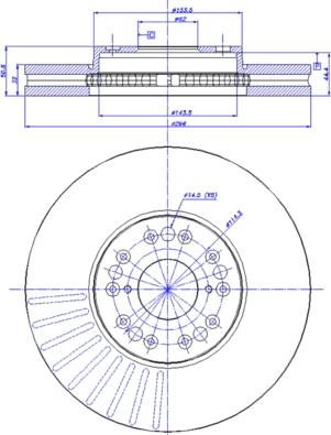 Brake Engineering DI955333S - Disque de frein cwaw.fr