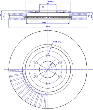 Maxtech 857160.6980 - Disque de frein cwaw.fr