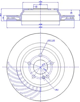 Brake Engineering DI956669 - Disque de frein cwaw.fr