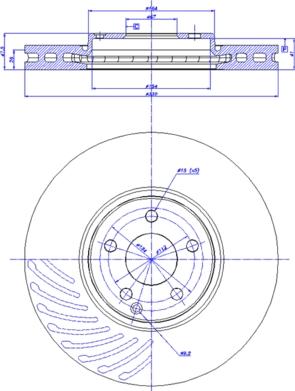 Delphi BG9210 - Disque de frein cwaw.fr