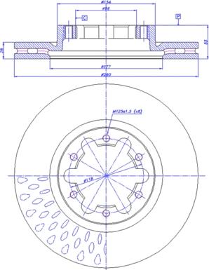 NK 202288 - Disque de frein cwaw.fr