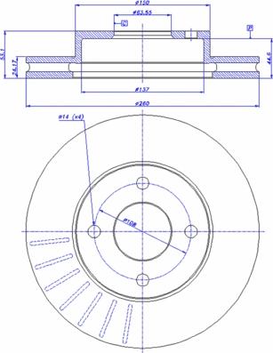 CAR 142.244 - Disque de frein cwaw.fr