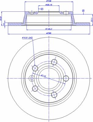 Remsa BDM667710 - Disque de frein cwaw.fr