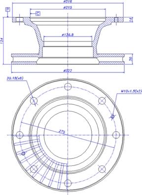 Beral BCR106A - Disque de frein cwaw.fr