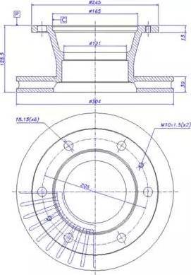 CAR 150.071 - Disque de frein cwaw.fr