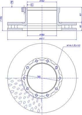 CAR 150.210 - Disque de frein cwaw.fr