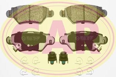 CAR PNT996 - Kit de plaquettes de frein, frein à disque cwaw.fr