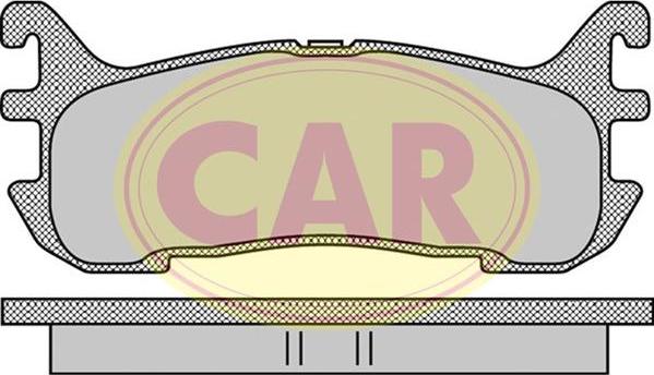 CAR PNT9901 - Kit de plaquettes de frein, frein à disque cwaw.fr