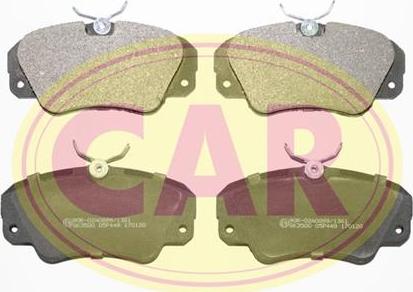 CAR PNT944 - Kit de plaquettes de frein, frein à disque cwaw.fr