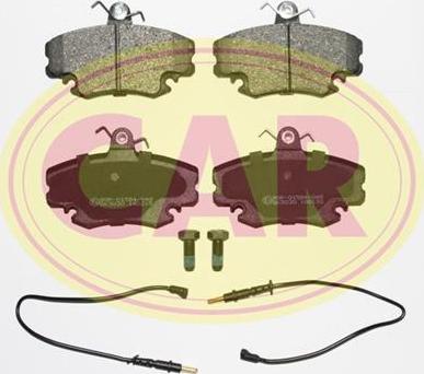 CAR PNT943 - Kit de plaquettes de frein, frein à disque cwaw.fr