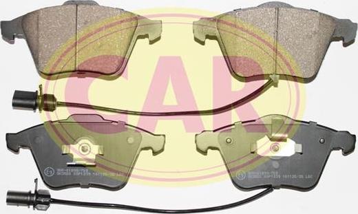 CAR PNT9321 - Kit de plaquettes de frein, frein à disque cwaw.fr