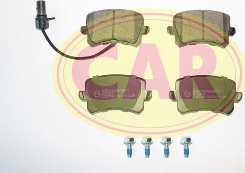 CAR PNT9702 - Kit de plaquettes de frein, frein à disque cwaw.fr