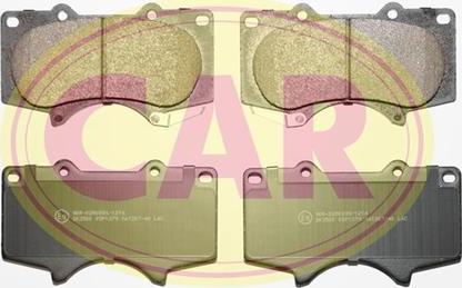 CAR PNT9731 - Kit de plaquettes de frein, frein à disque cwaw.fr