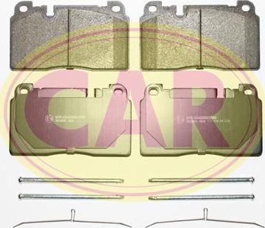 CAR PNT4081 - Kit de plaquettes de frein, frein à disque cwaw.fr